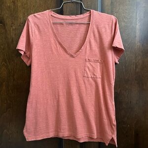 Madewell Whisper Cotton V-neck Pocket Tee